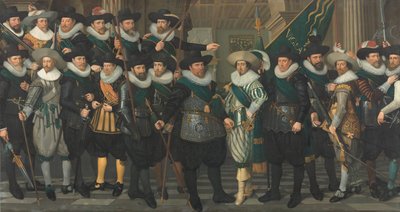 Gwardia Obywatelska kompanii kapitana Jacoba Pieterszna Hooghkamera i porucznika Pietera Jacobszna van Rijna autorstwa Jacob Lyon