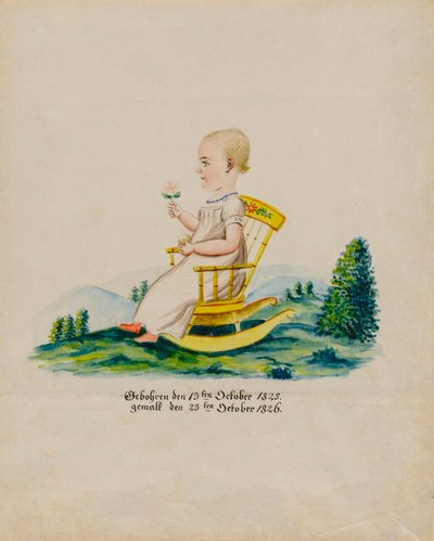 Portret Caroliny Musser autorstwa Jacob Maentel