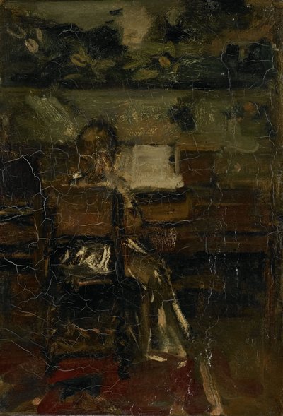 Dziewczyna przy fortepianie autorstwa Jacob Maris
