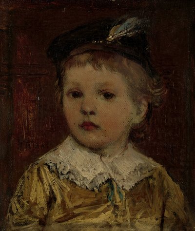 „Portret Willema”, przypuszczalnie Willem Matthijs Maris Jbzn, syn Jacoba Marisa autorstwa Jacob Maris