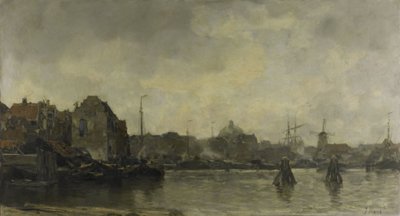 Pejzaż miejski autorstwa Jacob Maris