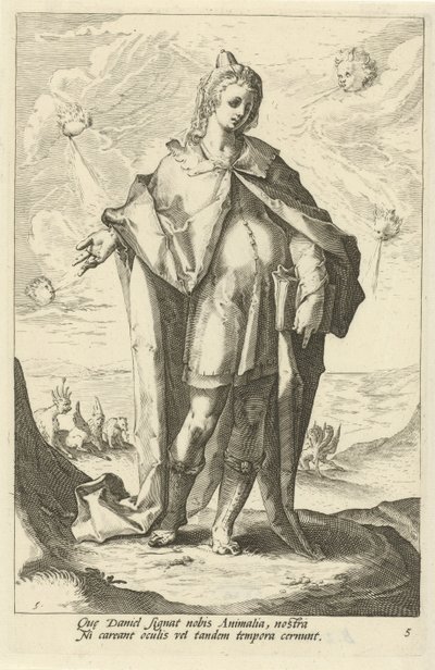 Daniel Prorocy Starego Testamentu (tytuł serii) autorstwa Jacob Matham (attributed to)