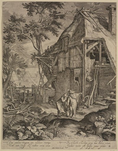 Abraham odesłał Hagar autorstwa Jacob Matham