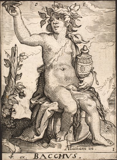 Bachus autorstwa Jacob Matham