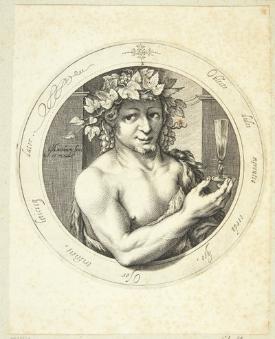 Bachus autorstwa Jacob Matham