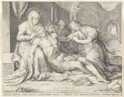Drżenie Chrystusa autorstwa Jacob Matham
