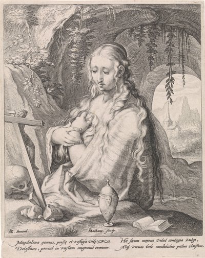 Maria Magdalena do Boetawardi autorstwa Jacob Matham