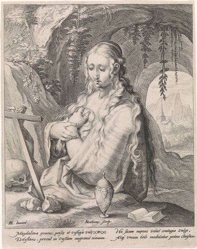 Maria Magdalena do Boetawardi autorstwa Jacob Matham