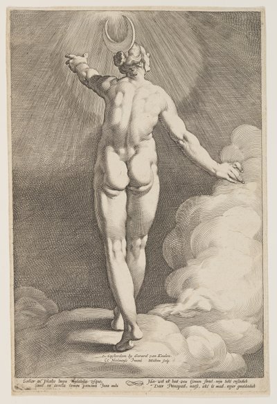 Diana w chmurach autorstwa Jacob Matham