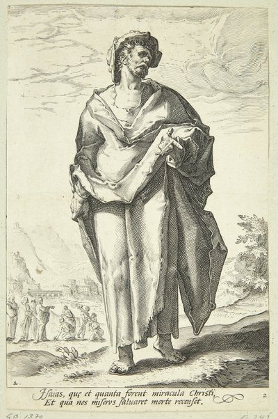 Izajasz autorstwa Jacob Matham