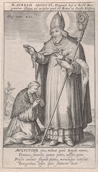 H. Augustyn autorstwa Jacob Matham