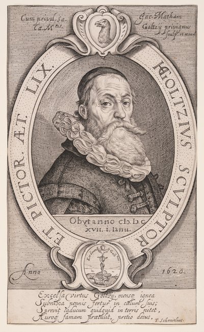 Hendrick Goltzius autorstwa Jacob Matham