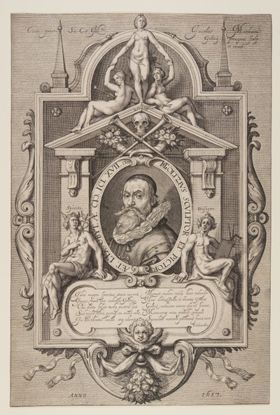 Hendrick Goltzius autorstwa Jacob Matham
