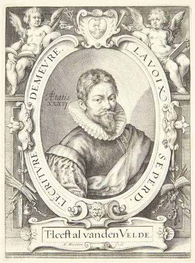 Jan van de Velde Starszy autorstwa Jacob Matham
