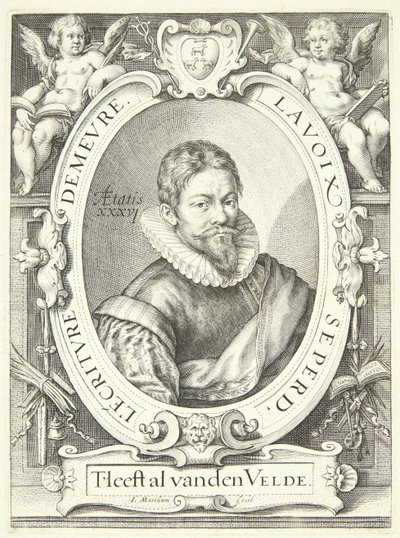 Jan van de Velde Starszy autorstwa Jacob Matham
