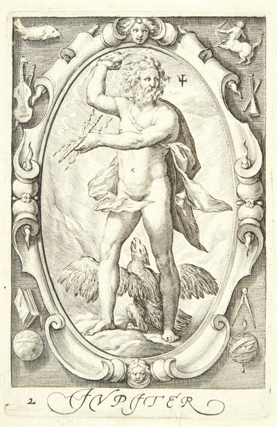 Jowisz autorstwa Jacob Matham