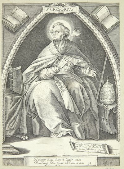 Ojcowie Kościoła autorstwa Jacob Matham