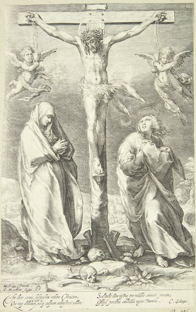 Chrystus na krzyżu autorstwa Jacob Matham