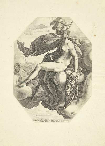 Minerwa autorstwa Jacob Matham
