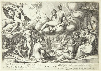 Poranek, czas Aurory autorstwa Jacob Matham