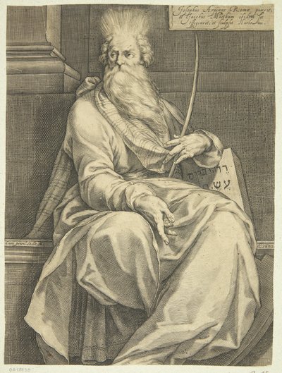 Mojżesz autorstwa Jacob Matham
