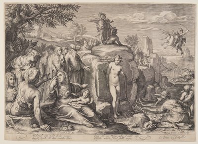 Perseusz i Andromeda autorstwa Jacob Matham