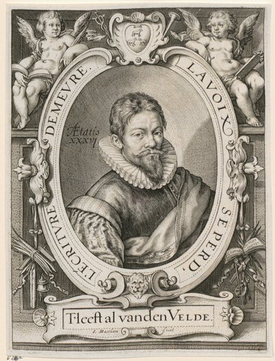 Portret Jana van de Velde Starszego autorstwa Jacob Matham