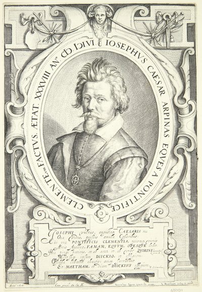 Portret Giuseppe Cesari autorstwa Jacob Matham
