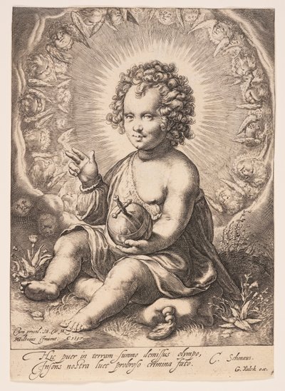 Salvator Mundi autorstwa Jacob Matham