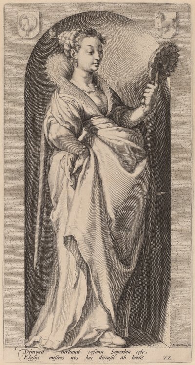 Duma autorstwa Jacob Matham after Hendrik Goltzius