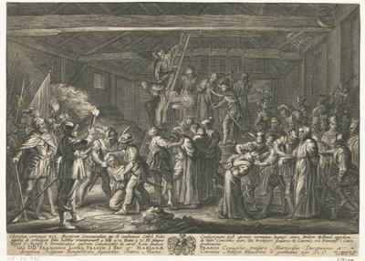 Męczennicy Gorkum, 1572 autorstwa Jacob Neefs