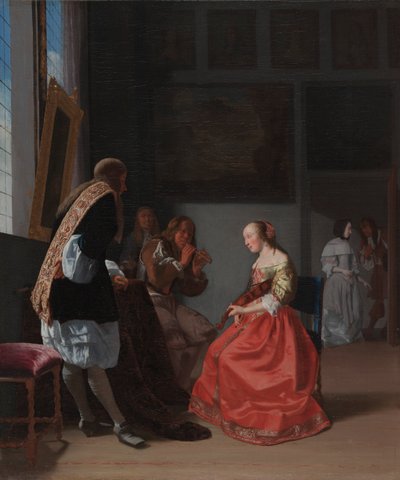 Towarzystwo Muzyczne, ok. 1668. autorstwa Jacob Lucasz Ochtervelt
