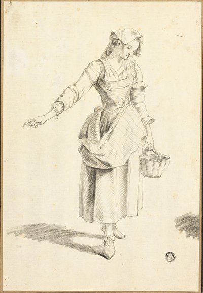 Włoska wieśniaczka autorstwa Jacob Philipp Hackert
