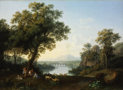 Riverside Landscape autorstwa Jacob Philipp Hackert