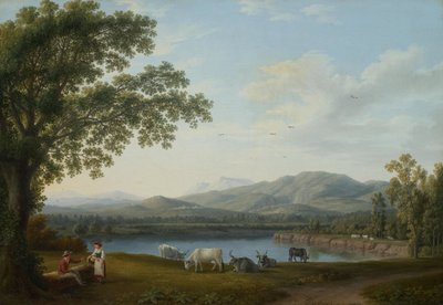 Widok na Sele i masyw Monti Alburni

Tytuł oryginalny Blick auf den Sele und das Massiv der Monti Alburni autorstwa Jacob Philipp Hackert