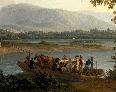 Prom na Sele, Jacob Philipp Hackert (1737-1807) autorstwa Jacob Philippe Hackert