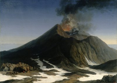 Erupcja Etna autorstwa Jacob Philippe Hackert