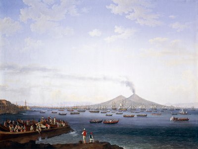 Powrót floty z Algierii do Zatoki Neapolitańskiej autorstwa Jacob Philippe Hackert