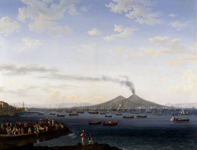 Powrót floty z Algierii do Zatoki Neapolitańskiej autorstwa Jacob Philippe Hackert