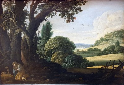 Pejzaż z pokutującą Magdaleną; Kat.Nr. 1973 autorstwa Jacob Symonsz Pynas or Pinas