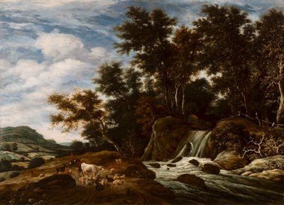 Kaskada autorstwa Jacob van Ruisdael