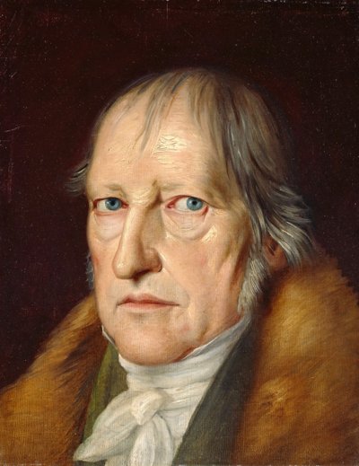 Portret Georga Wilhelma Friedricha Hegla (1770-1831), autorstwa Schlesingera, Jakoba (1792-1855). olej na płótnie autorstwa Jacob Schlesinger