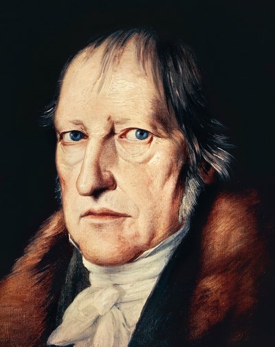 Portret Georga Wilhelma Friedricha Hegla autorstwa Jacob Schlesinger