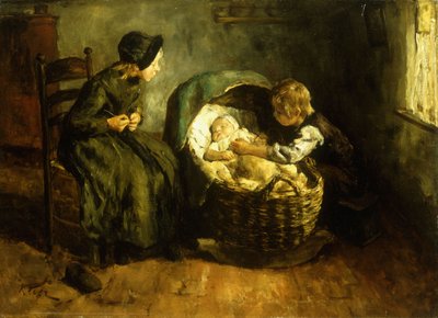 Czuwam nad dzieckiem, autorstwa Jacob Simon Kever