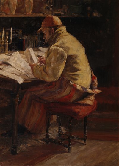 Autor Alexander Kielland autorstwa Jacob Sømme