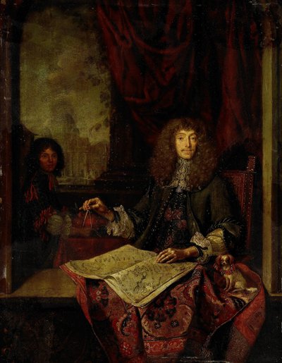 Portret Carela Quiny (1622-89), Rycerza Grobu Świętego i urodzonego w Amsterdamie odkrywcy Azji autorstwa Jacob Toorenvliet