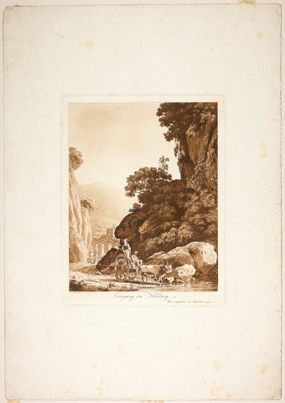 Wejście na Wąską Przełęcz autorstwa Jacob Wilhelm Mechau