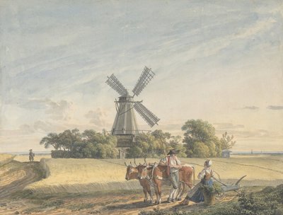 Krajobraz, 1785. autorstwa Jacob Wilhelm Mechau