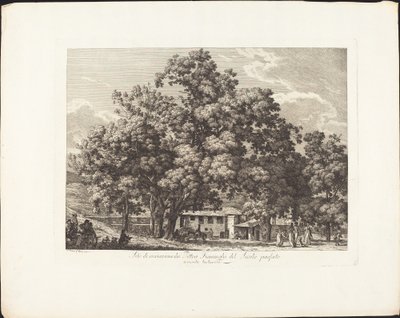 Miejsce rekreacji malarzy Fiaminchi minionego wieku w Monte Testaccio autorstwa Jacob Wilhelm Mechau