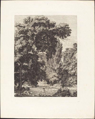 Pod Ponte Lupo w Tivoli autorstwa Jacob Wilhelm Mechau